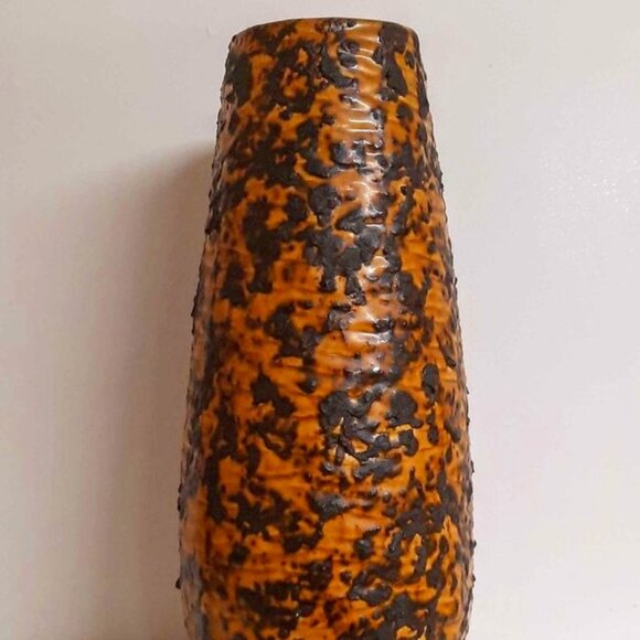 Giant Brutalist Vintage Fat Lava Vase West Germany - Picture 1 of 4